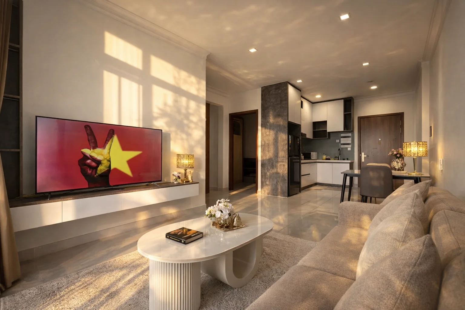 Căn hộ 2 phòng ngủ có ban công 2